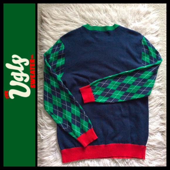 NWOT Ugly Christmas Sweater Unisex Golfing Santa - Picture 7 of 10